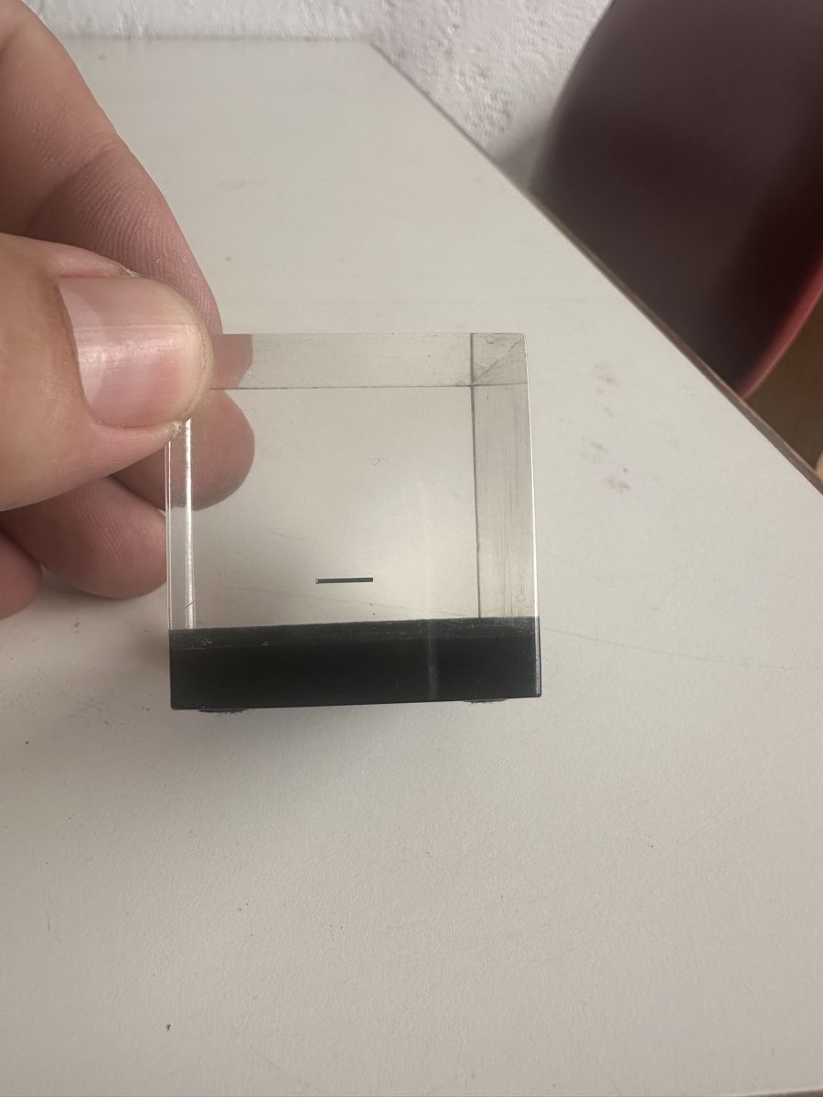 Hewlett Packard Componenti elettronici: HP 32-Bit CPU Acrylblock 1983 Sammlerstück – Usato da Zetzwil venduto da ZB05 9