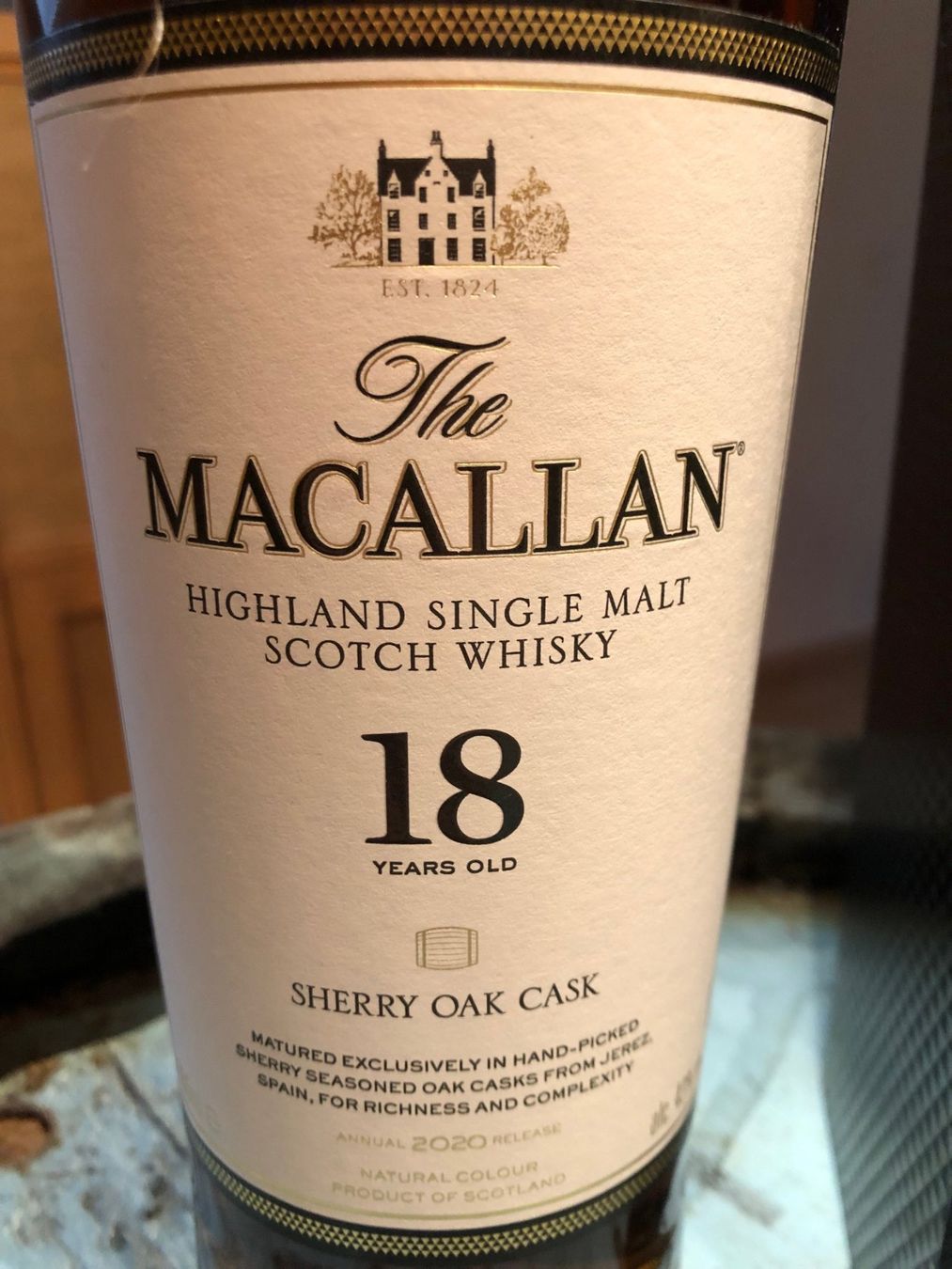 Macallan Bevande alcoliche: Macallan Sherry 18 Years 2020 Annual Release – Nuovo e nell'imballaggio originale da Aarwangen venduto da concorde58 1