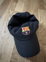 Baseball Cap FC Barcelona schwarz mit Logo guter Zustand