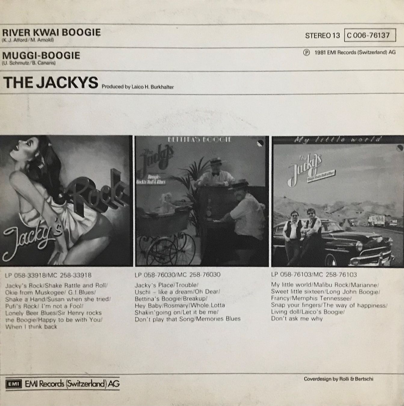 Schallplatten: THE JACKYS - RIVER KWAÏ BOOGIE – Gebraucht aus Bussigny von vinyl-pas-cher 1