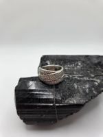 Eleganter Silberring 925 mit Zirkonias Grösse 53