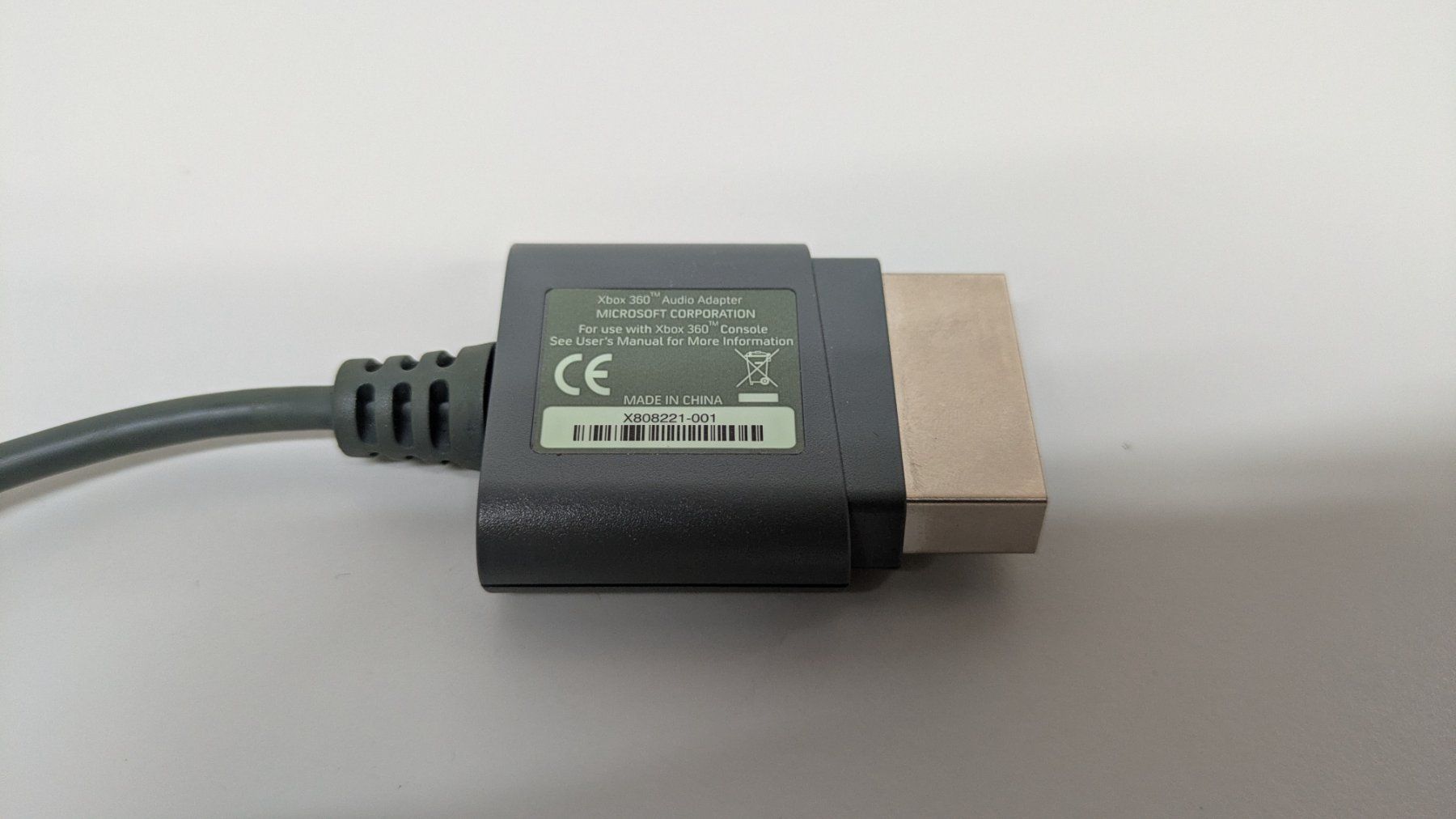 Microsoft Cavi: Microsoft Xbox 360 Audio Adapter X808221-001 – Usato da Menziken venduto da mame18 1