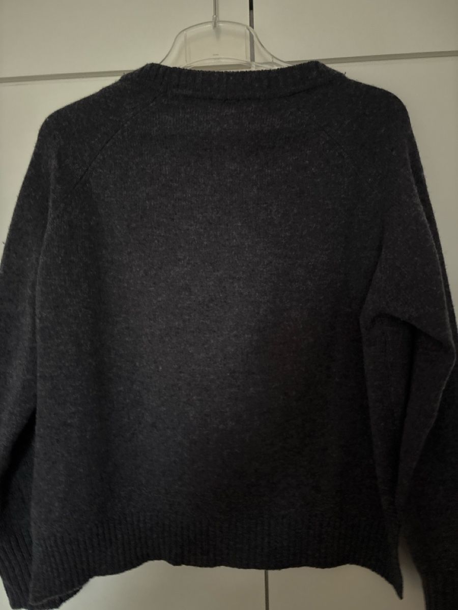 Hessnatur Pullover & Sweatshirts: Hessnatur Pullover Schurwolle anthrazit Grösse S – Gebraucht aus langenthal von rundholz7 2