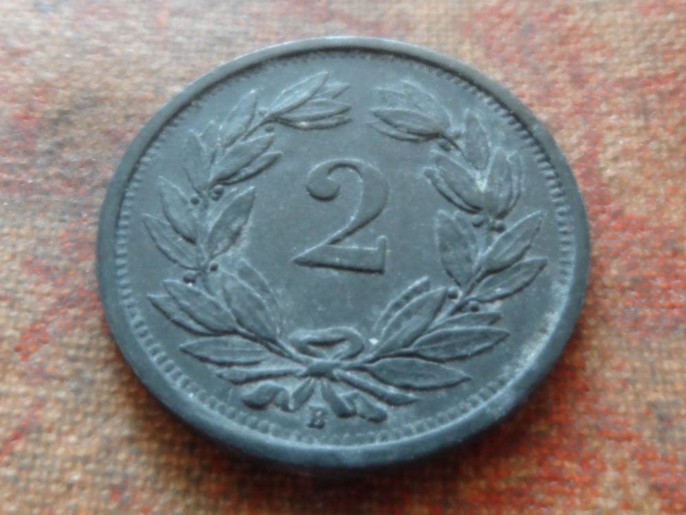 Alle Münzen: 2 Rp. 1942   (C) – Gebraucht aus Romanel-sur-Lausanne von Swift13 1