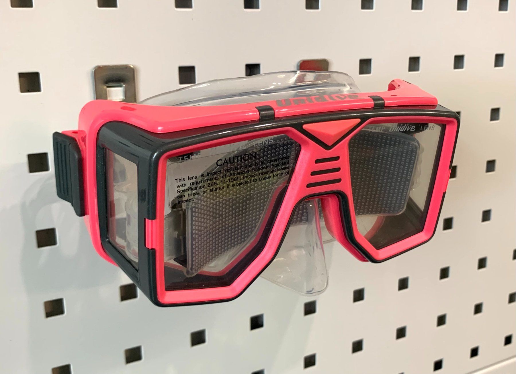 Flossen, Masken & Schnorchel: Tauchmaske - Pink - Unidive – Neu und originalverpackt aus Samstagern von Spliti 1