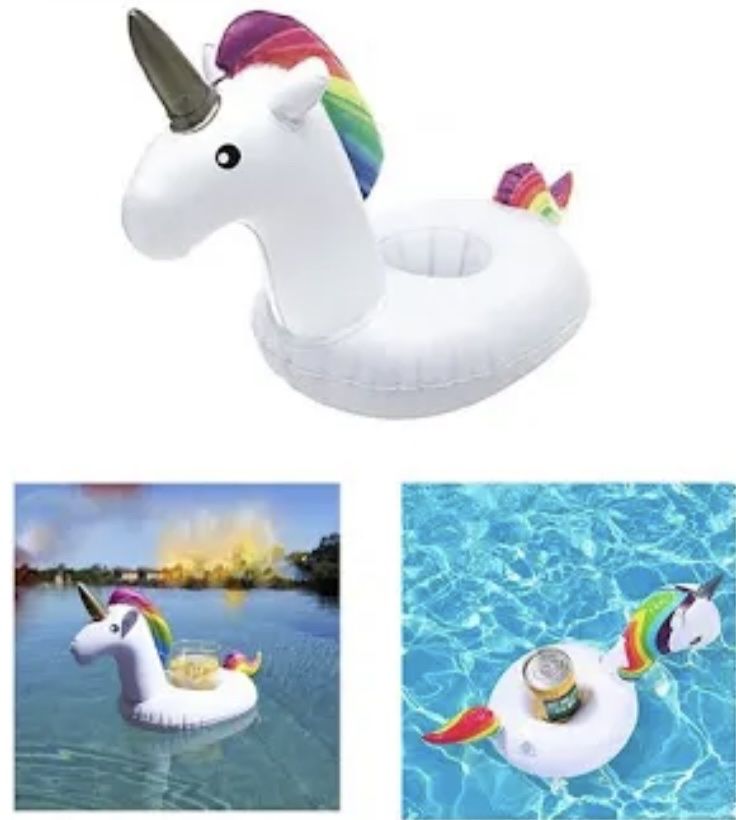 Intex Schwimmbad: Intex Aufblasbares Einhorn als Trinkbehälter – Gebraucht aus Luzern von oli_6x2r 4