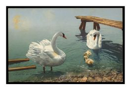 CYGNES DU LAC - 1910 "Jullien Frères N°3226"
