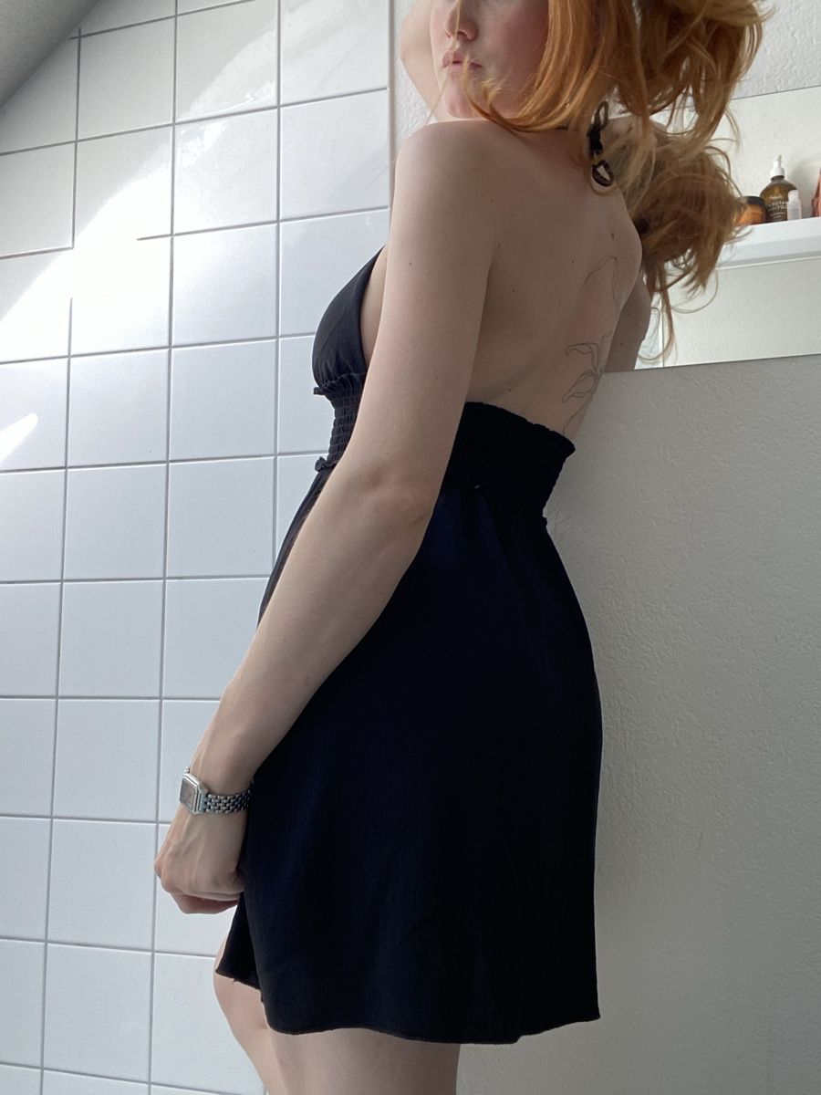 Vestiti: Flowy black mini dress - size s – Nuovo (secondo la descrizione) da St. Gallen venduto da ali_5nm2 1