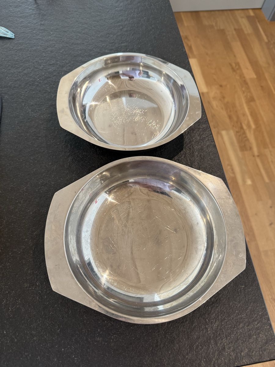 Schalen: 2x Metall Schüssel – Gebraucht aus Wettingen von myworldsking 2