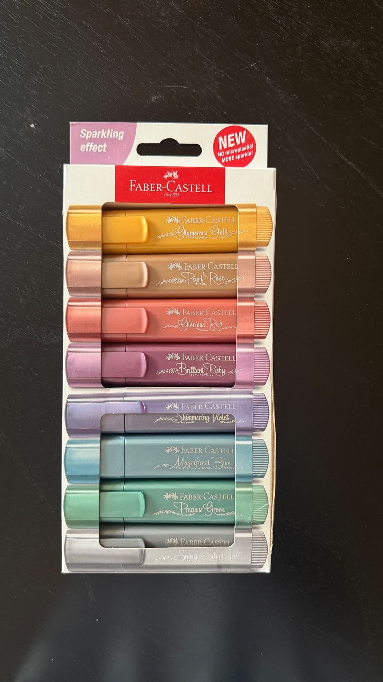 Faber-Castell Stifte & Marker: FABER-CASTELL Highlighters Sparkling Effect Set – Gebraucht aus Zürich von pre_vy7t
