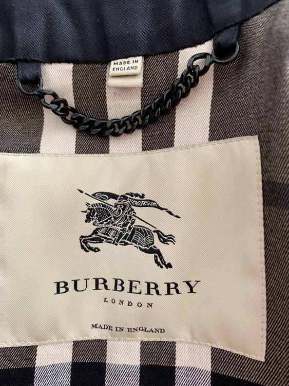 Burberry original outlet etikett