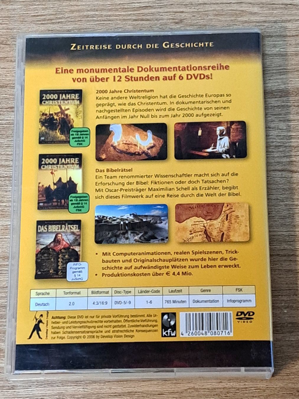 Tutti i DVDs: 2000 Jahre Christentum, Boxset mit 6 Discs – Usato da Unterseen venduto da Kanica 1