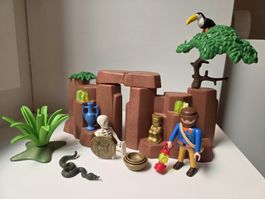 Playmobil set 3017 Esploratore della giungla con tesoro