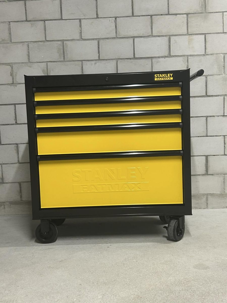 Stanley Alle Werkzeuge: Stanley Fatmax Rolling Tool Chest - 5 Drawers, Yellow! – Neu (gemäss Beschreibung) aus Attiswil von Retrodane 1
