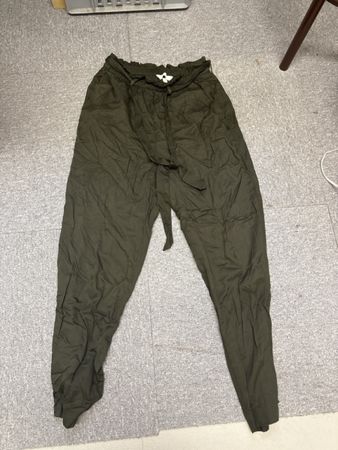 stoffhose h&m, olive, grösse 36