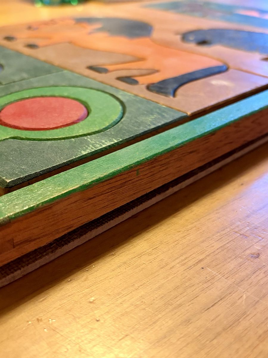 Spielzeuge: Holzpuzzle Bauernhof / Tiere – Gebraucht aus Basel von Konix 7