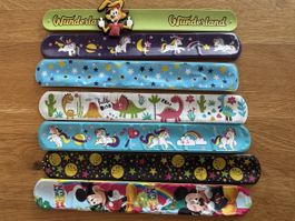 Verschiedene Schnapparmbänder 7 Stück