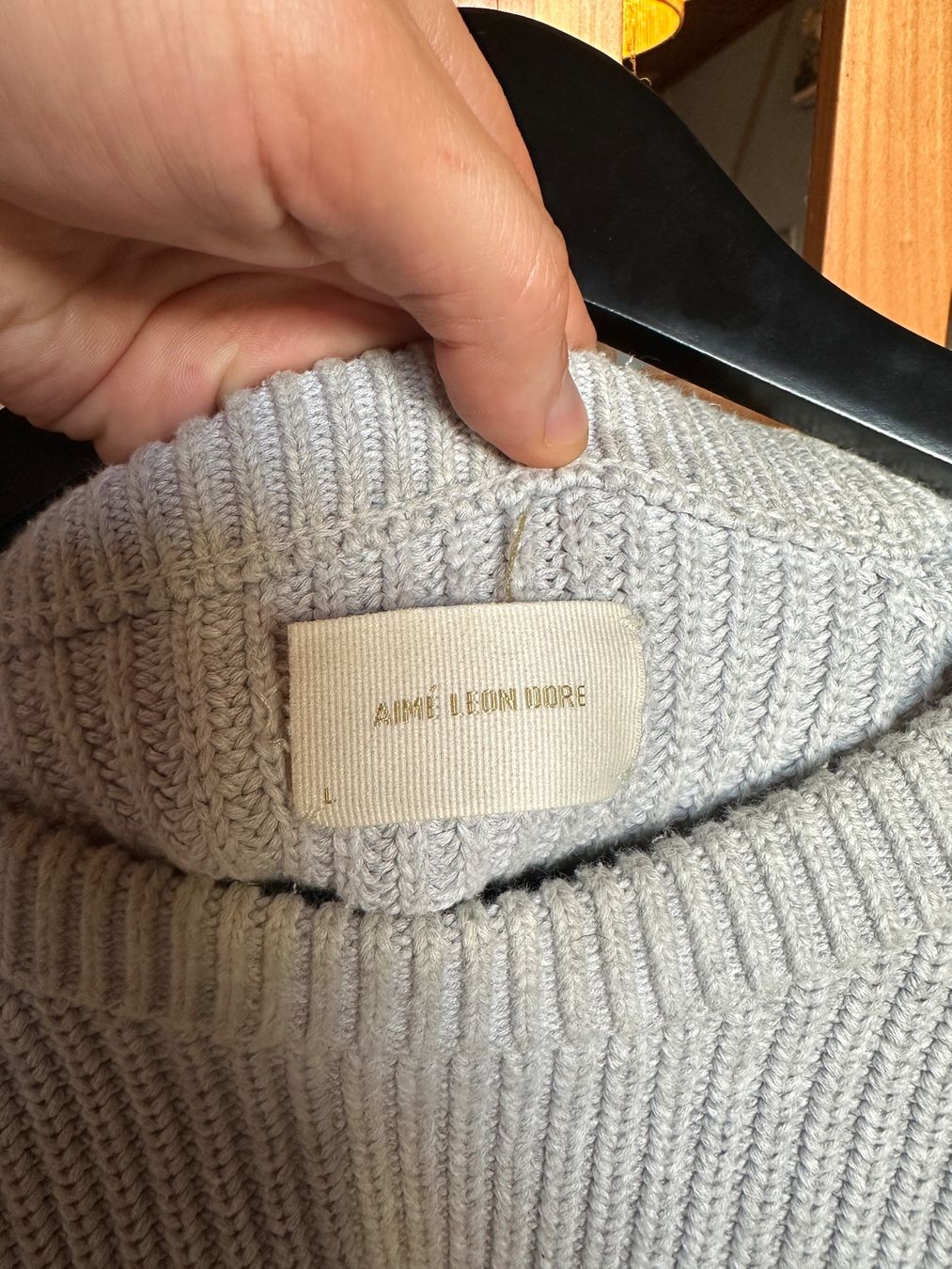 Maglioni & Felpe: Original Grey Aime Leon Dore Sweatshirt – Usato da Villars-Burquin venduto da Iliasso 2