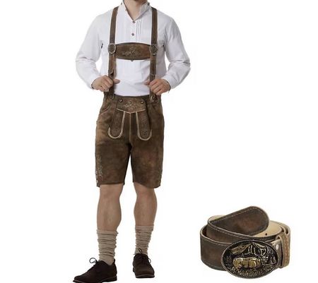 neue Oktoberfest Lederhose Grösse 50