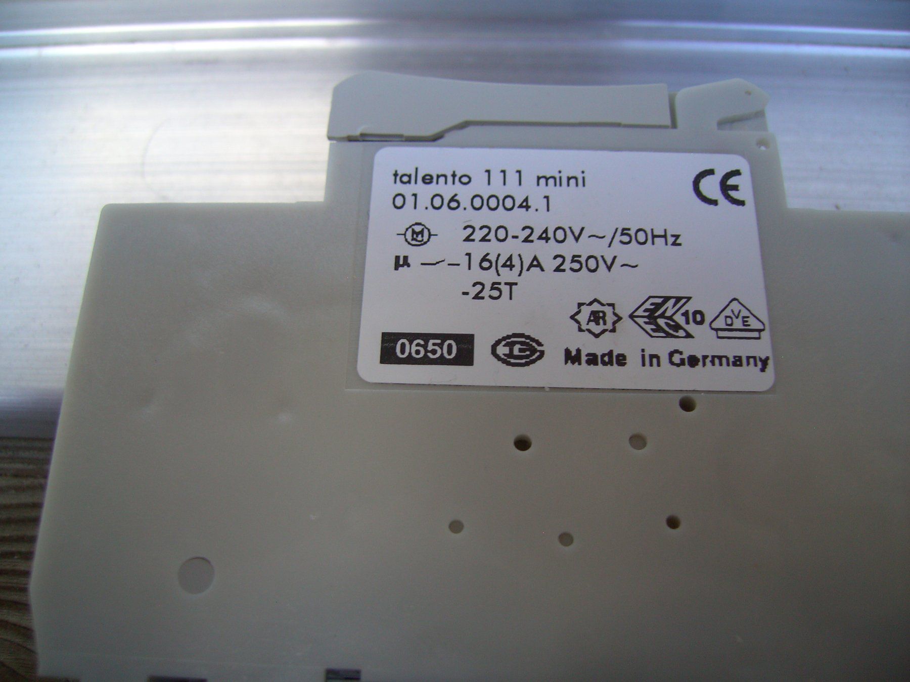 Schalter: Elektromaterial Zeitschaltuhr elektr.Grässlin talento 111 – Gebraucht aus Grindelwald von Rs48 2