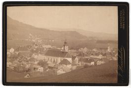 Fotografie Sonthofen, Ortsansicht mit Ki