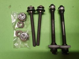 4-Radachsen kompl. Shimano 2-Vo/ 2Hi. Neu und Original.