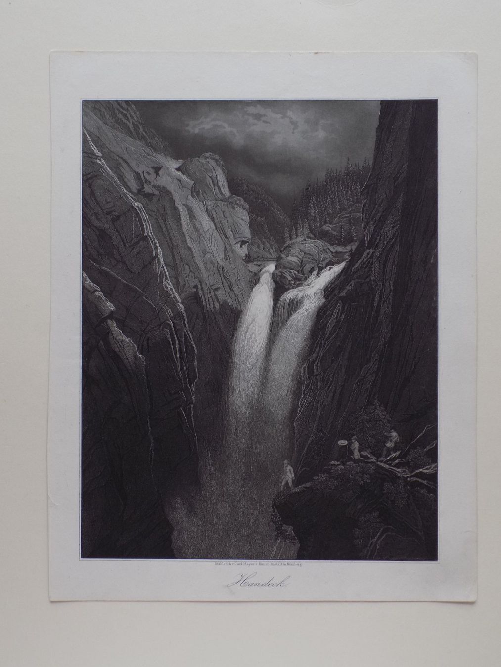 Gravures: Handeckfall Meiringen – D'occasion à Risch par Rischli15