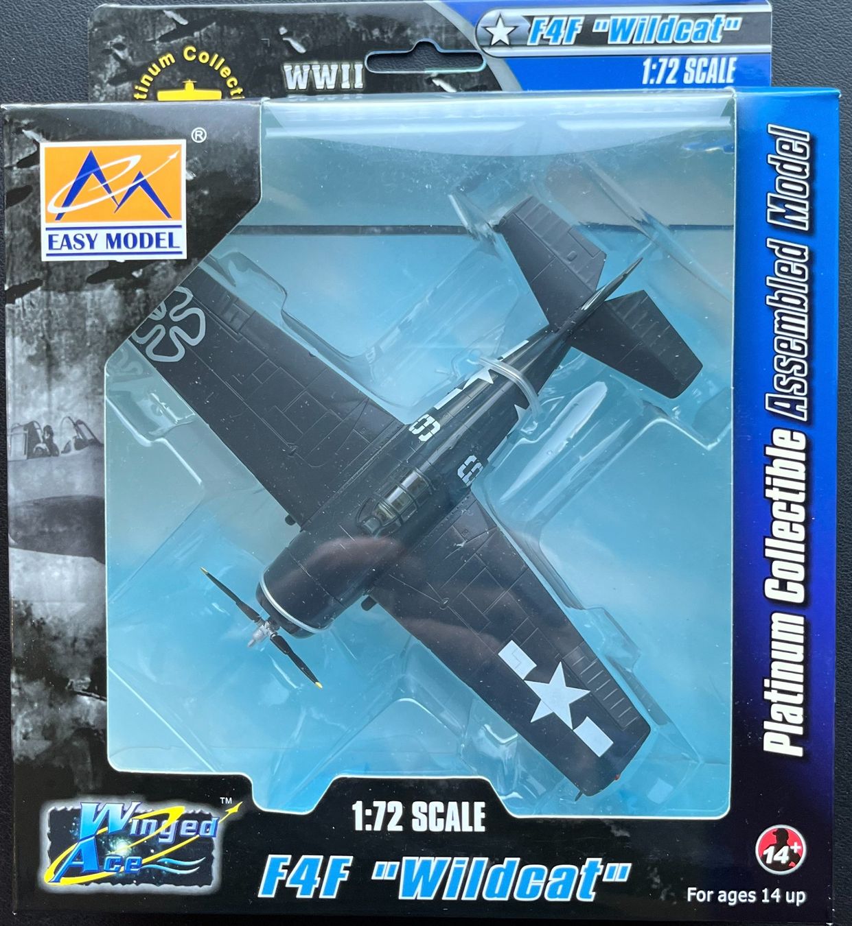 Kit di modellismo & Modellini statici: F4F WILDCAT  U.S. Kampfflugzeug  WW II – Nuovo e nell'imballaggio originale da Küsnacht ZH venduto da Koluk