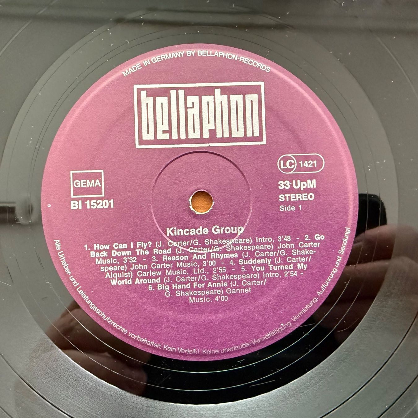 Schallplatten: KINCADE GROUP - KINCADE GROUP – Gebraucht aus Zürich von fehlton 3