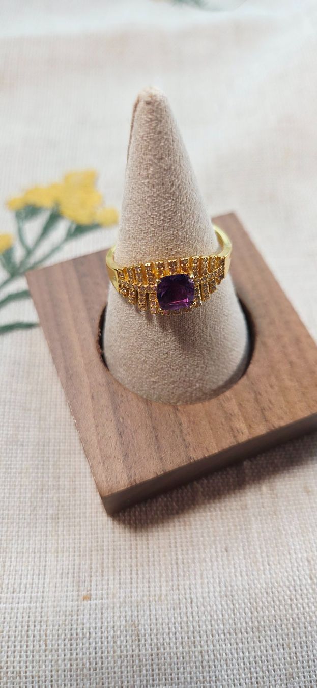 Anelli: NEW - S925 Amethyst Ring (Adjustable) – Nuovo (secondo la descrizione) da Zürich venduto da cin_wcf6 3