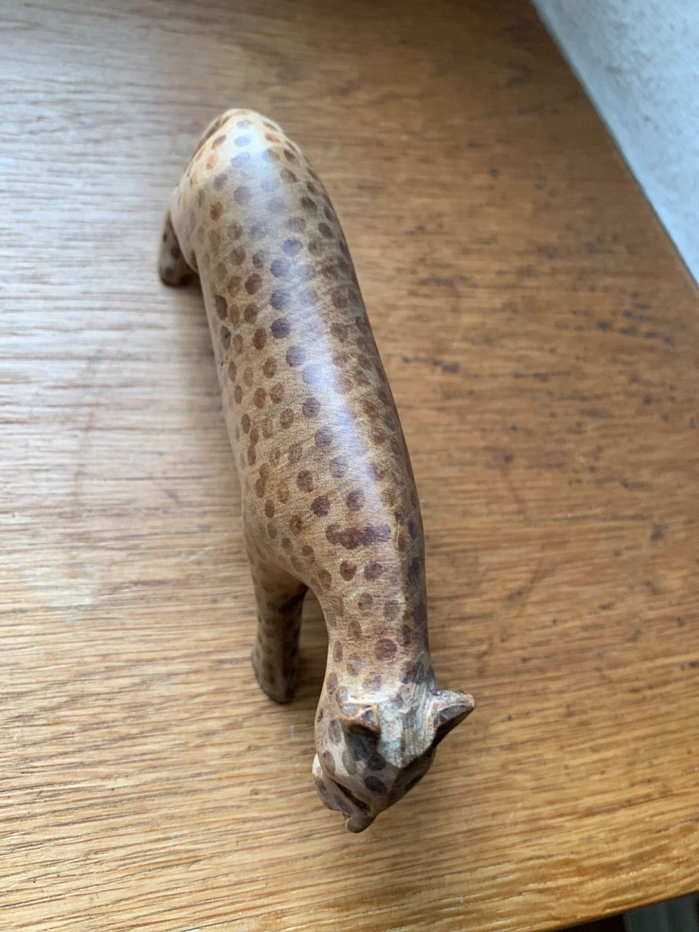 Statuette: Vintage Holzfigur Leopard handgeschnitzt – Usato da Richterswil venduto da Moii89 5
