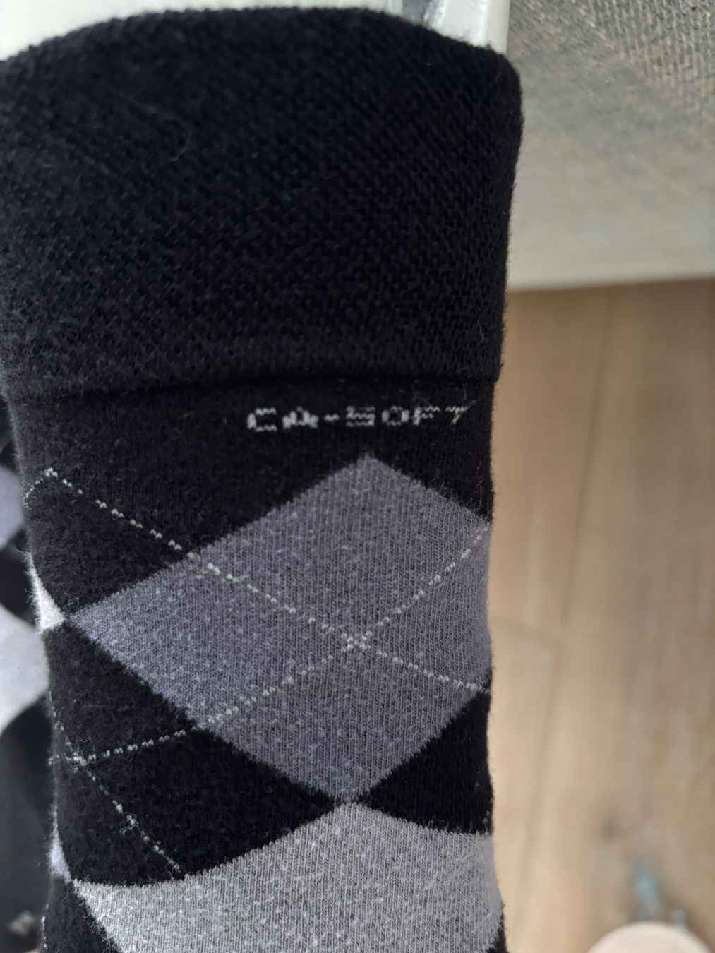Socken: Camano Damensocken schwarz/grau - EU 39 – Gebraucht aus Bottmingen von marktplatz-schuhe 1
