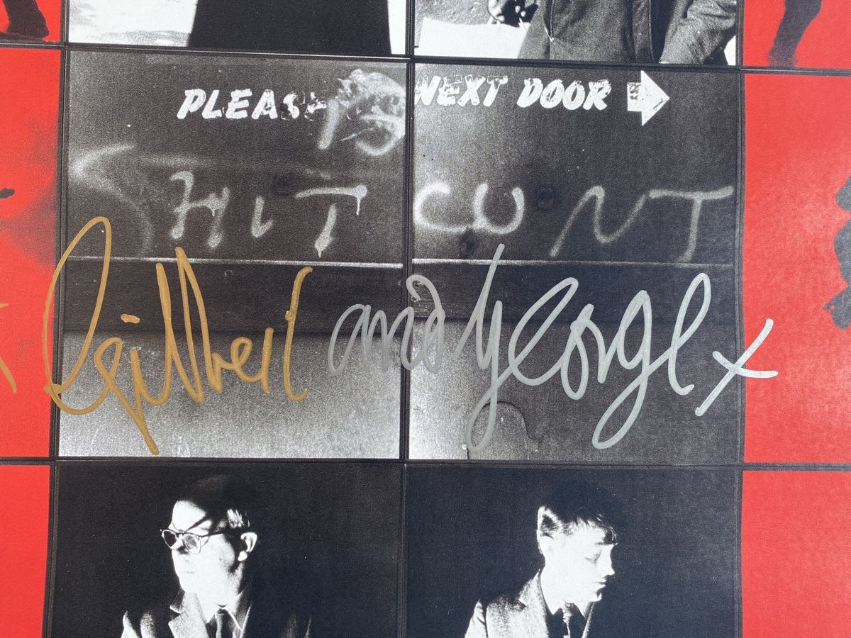Poster & Bilder: Signed Gilbert & George "The Great Exhibition" Poster – Neu (gemäss Beschreibung) aus Zürich von lesgarcons 1