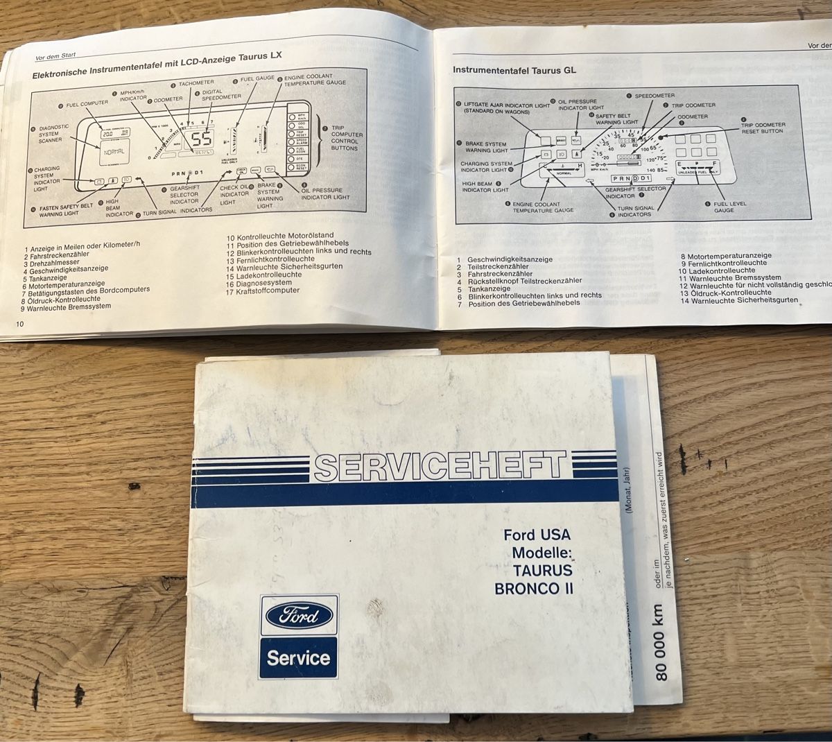 Documenti: Ford Taurus 1989 Bedienungsanleitung  – Usato da Sevelen venduto da Ritiplampi 1