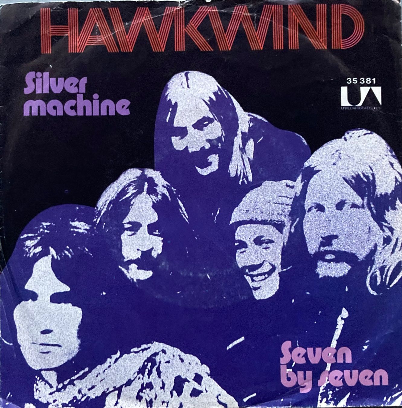 Schallplatten: HAWKWIND - SILVER MACHINE / SEVEN BY SEVEN – Gebraucht aus Poliez-Pittet von Newtown-Records