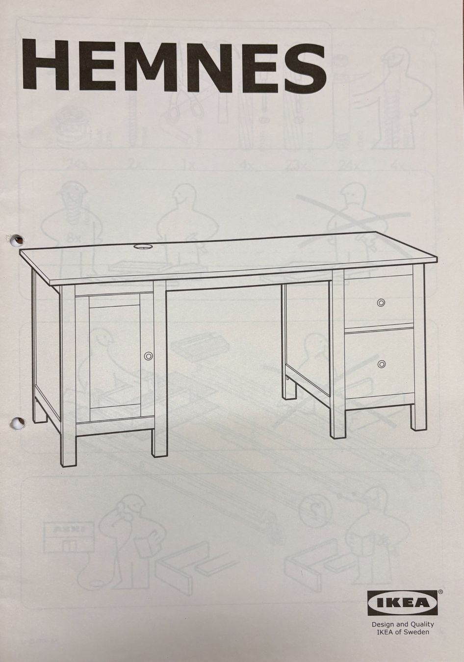 Ikea Scrivanie: Schreibtisch weiss IKEA HEMNES – Usato da Oetwil am See venduto da Fastclicker 5