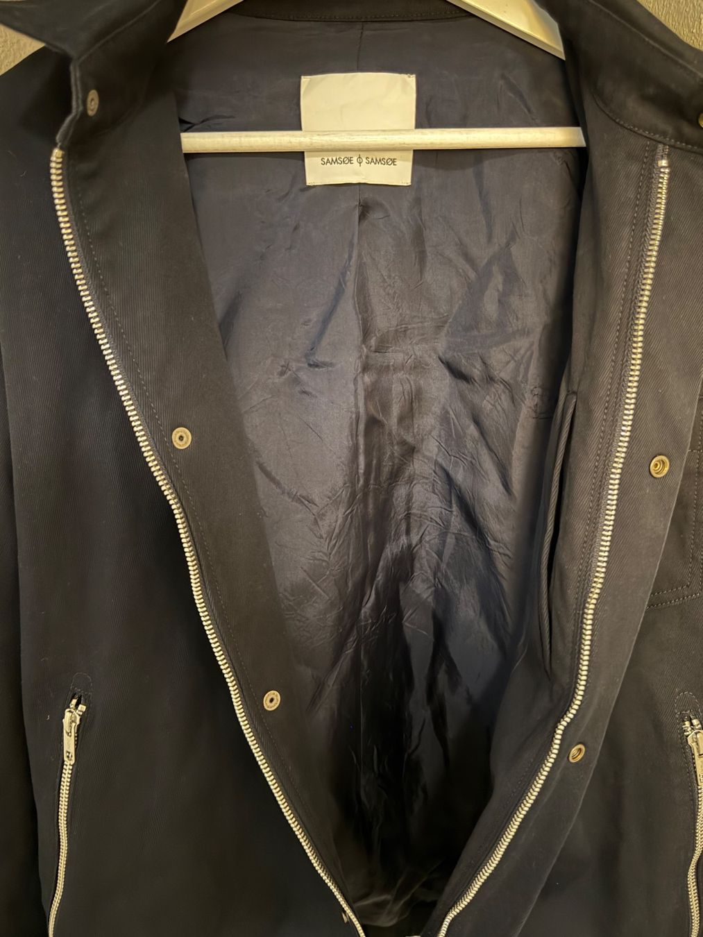 Samsøe Samsøe Vestes: Herren Jacke Samsoe Samsoe dunkelblau Grösse L – D'occasion à Jona par dar_k2v9 4