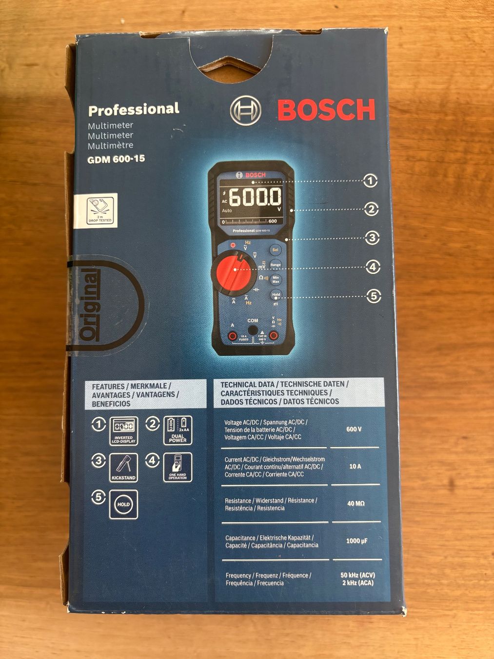 Bosch Misurare: Bosch Professional Multimeter GDM 600-15 – Nuovo e nell'imballaggio originale da Winterthur venduto da domenico_84 1
