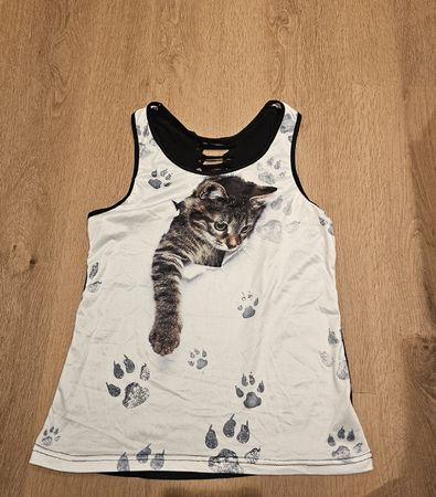 Katzen Top L/XL