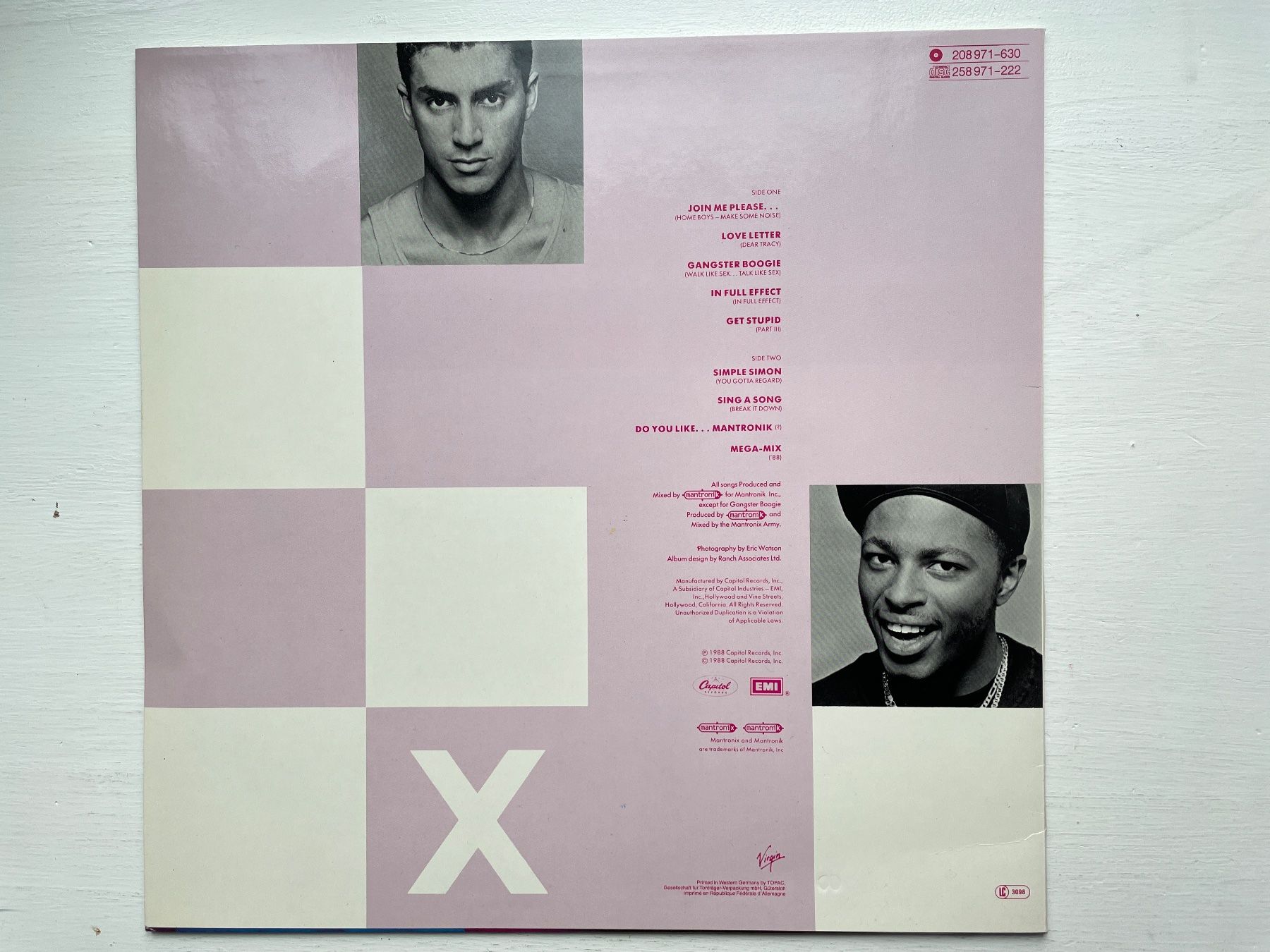 Dischi in vinile: Mantronix - In Full Effect - LP, 1988 – Usato da Zürich venduto da Andy_t71 1
