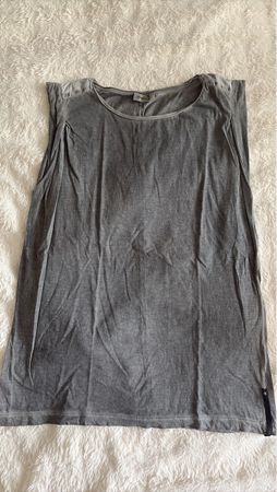 Damen Diesel Shirt grau ärmellos
