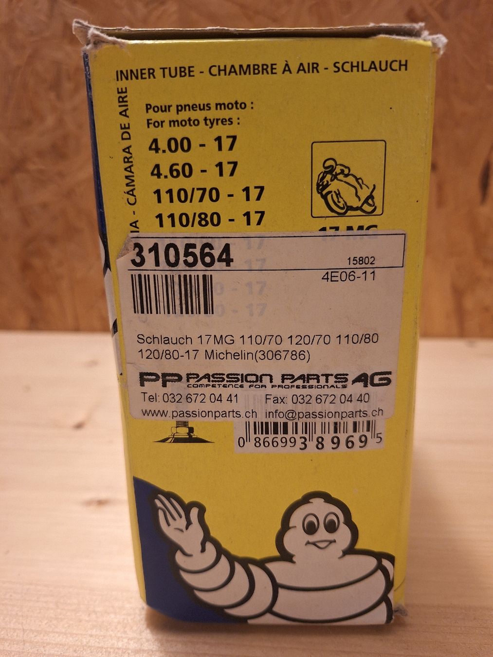 Tubi & Tubi flessibili: Michelin Schlauch 17MG Neu – Nuovo e nell'imballaggio originale da Donat venduto da Lacvers 1