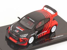 Toyota Yaris GR Pandem Advan 2022 RHD schwarz / rot     1:43