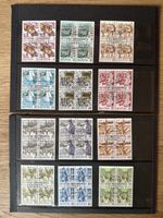 Schweiz - 1986-1989 Postbeförderung 4er Block mit ET Stempel