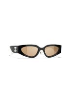 Chanel Sonnenbrille, Schwarz-Weiss, Top Zustand!