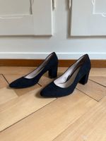 Wildleder Pumps schwarz 40