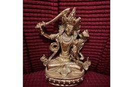 Statue Manjushri à l'épée, bronze / Manjushri Bronze
