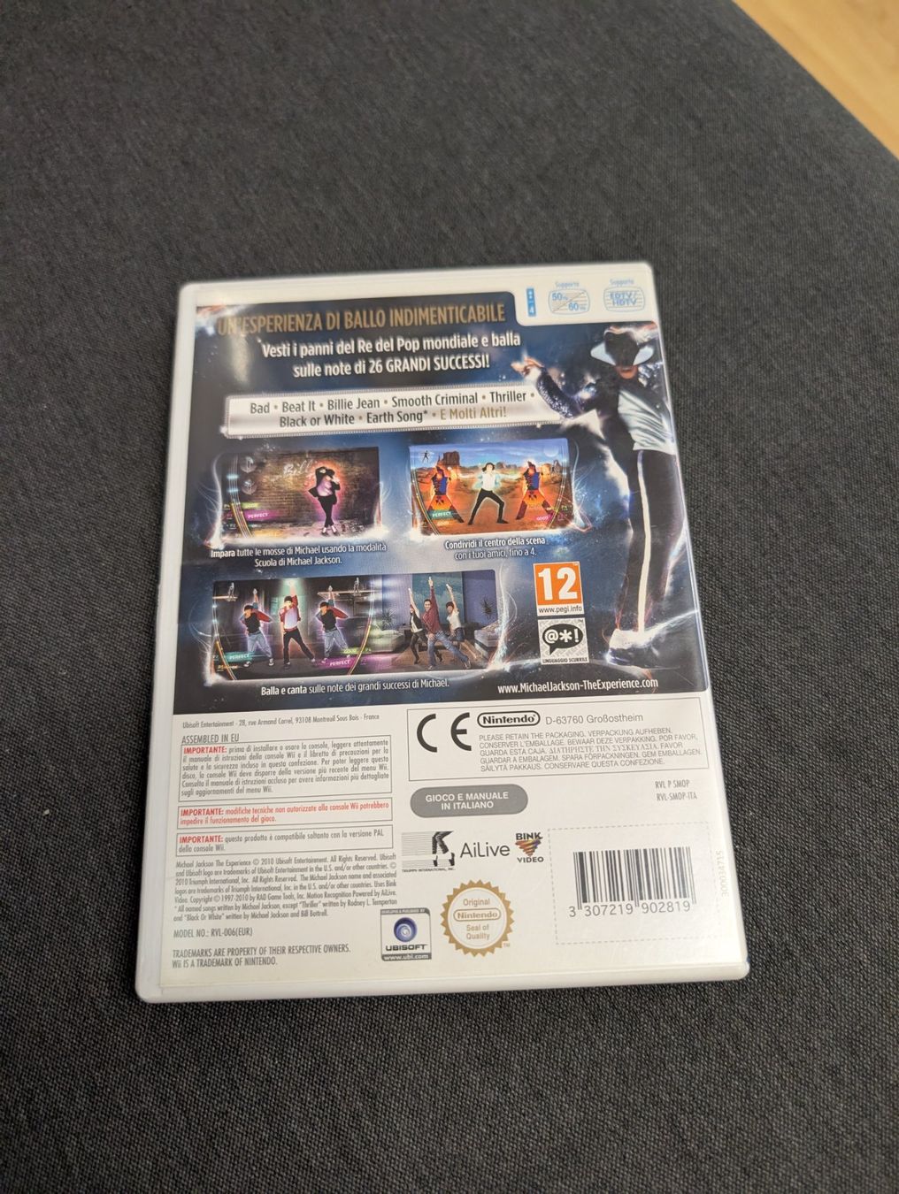 Giochi: Michael Jackson the experience Nintendo Wii – Usato da Giubiasco venduto da Ticinerd 1