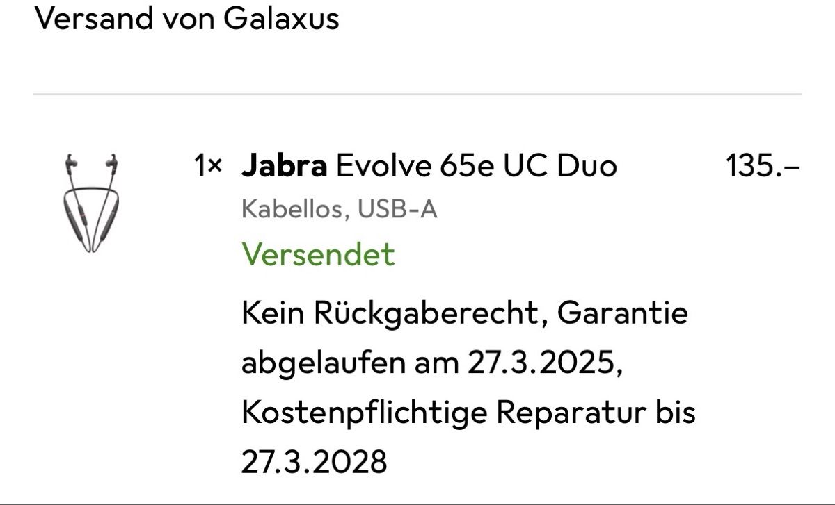 Jabra Cuffie: Jabra Elite 65e, Noise Cancelling – Nuovo (secondo la descrizione) da Wegenstetten venduto da ItsVi 2