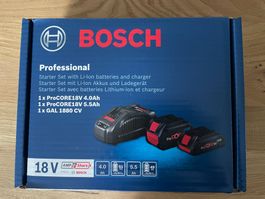 Bosch Professional Start Set mit Li-Ion Akkus und Ladegerät